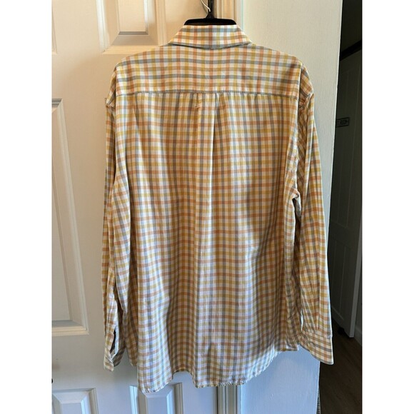 Alan Flusser Shirt Mens 2XL Multicolor Button Up Long Sleeve Front Pocket - Picture 6 of 9